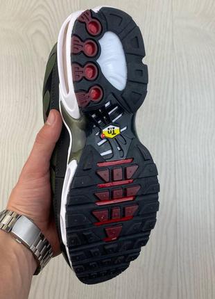Кроссовки nike air tn plus olive 4