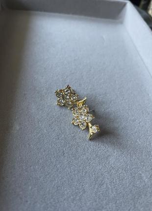 Сережки чеська біжутерія