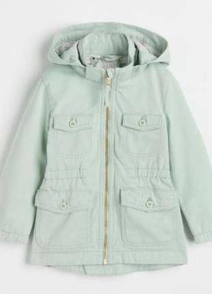 Парка, весенняя куртка для девочки h&m 92