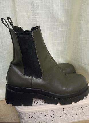 Челси ботинки хаки zara 40размер