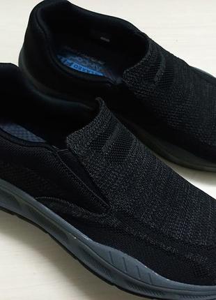 Кроссовки мокасины текстиль муж.45р.skechers вьетнам