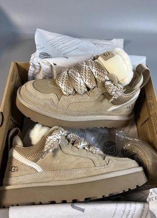 Черевики кросівки замшеві ugg lowmel sand натуральні уггі  *** взуття угги