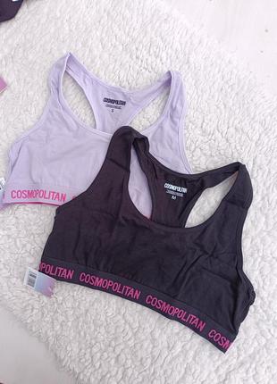 Женский топ cosmopolitan размер с (цвет лаванда), м (цвет черный).