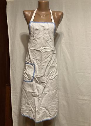 Фартук белый с карманом