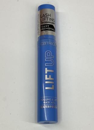 Тушь для ресниц 	catrice 	catrice lift up volume & lift mascara waterproof	010 deep black