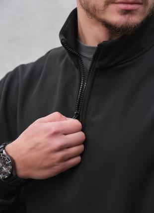 Вітрозахисний світшот анорак softshell without hoverla black 3