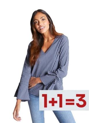 1+1=3 🎁 красивая блуза в полоску от marks & spencer