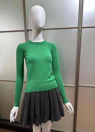 ⚜️❤️zara женский зеленый трикотажный свитер,джемпер!новые коллекции !