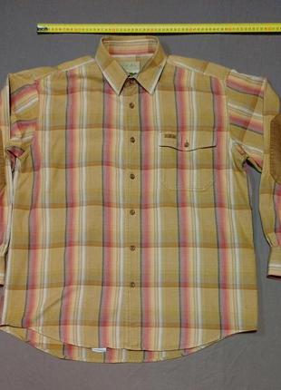 Воротник 43 см cabelas outfitter series 100% cotton в клетку охотничья рубашка size l