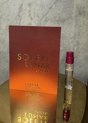 Пробник парфюмированной воды lalique soleil lunar, 1.8 ml оригинал
