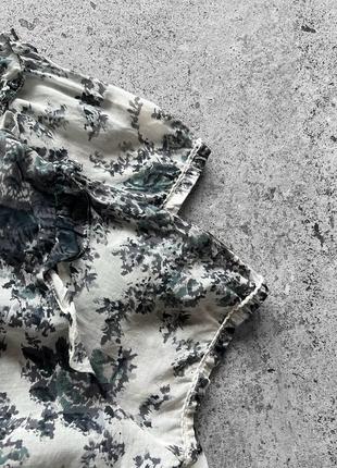 Phase eight womens floral short sleeve top Power shirt with lace band жіночий топ, футболка6 фото