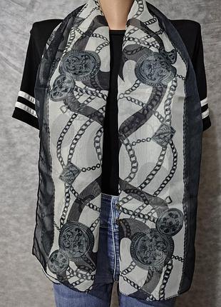 Женский шарф с принтом размер 131*51 см
