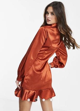 Яркое платье, размер s-m 4