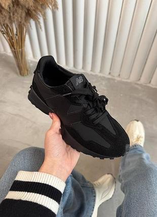 Кроссовки new balance 327 черные