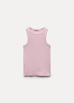 Майка с потертостями zara