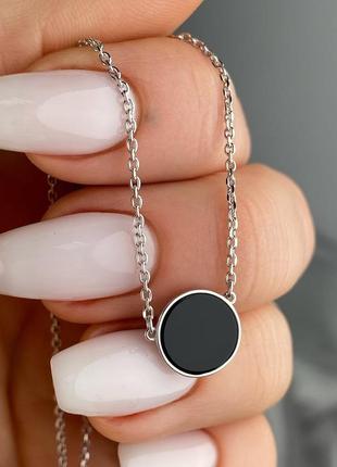 Серебряное колье