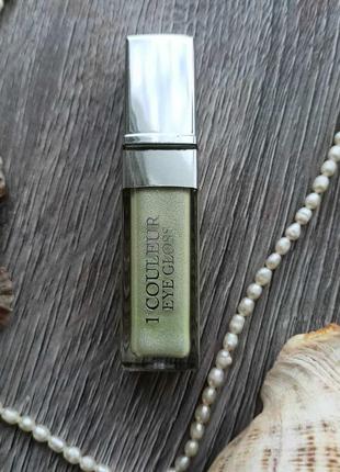 Елевые водостойкие тени-блеск для век dior 1 couleur eye gloss 020 seashell