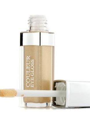 Гелевые водостойкие тени-блеск для век dior 1 couleur eye gloss 530 golden sand