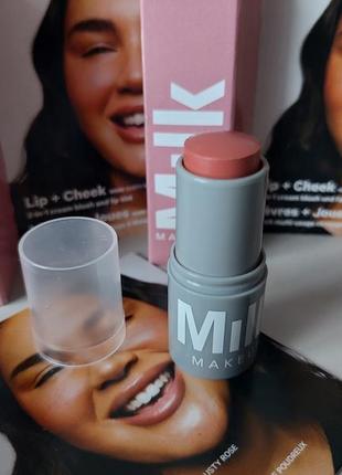 Кремовые румяна в стеку milk makeup lip + cheek cream blush
