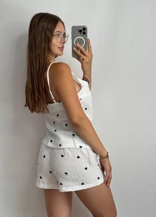 Женская муслиновая пижама