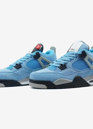 Кроссовки nike air jordan 4 university blue