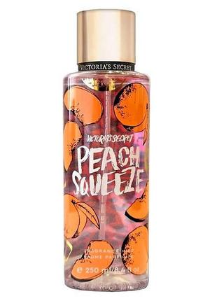 Парфюмированный спрей для тела victoria’s secret peach squeeze 250 мл в стиле бренда