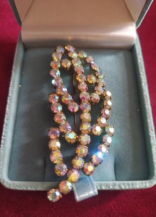 Брошь винтаж времён ссср, аврора борелис.