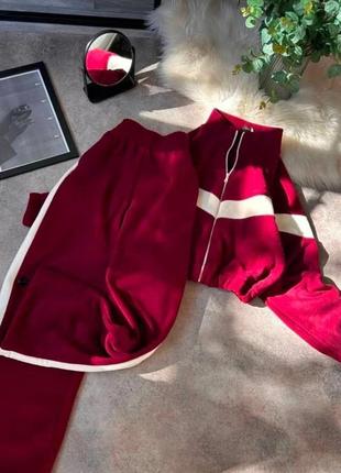 Флисовый костюм для девочки