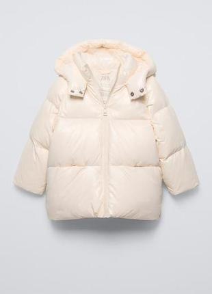 Дитяча зимова  куртка пуховик для дівчинки zara 5644/834