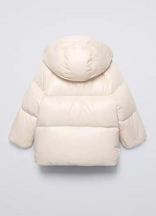 Детская зимняя куртка пуховик для девочки zara 5644/834