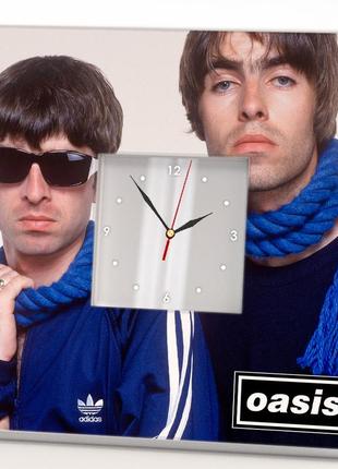 Авторские часы "группа oasis. оазис" подарок для фанатов рок музыки, украшение интерьера в бар, клуб