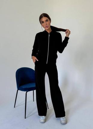 Самый желанный костюм всех insta-модниц. топовая двойка в стиле zara❤️ кофта и замочка и широкие брюки