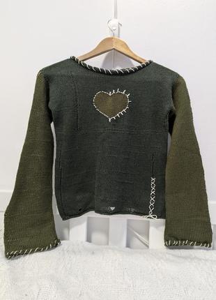 Лонгслів в'язаний