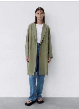 Стильный, плащ,  тренч zara!
