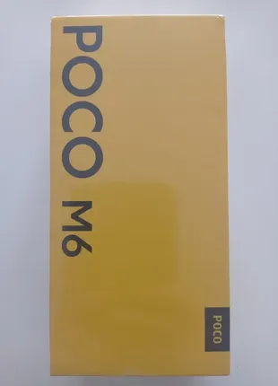 Смартфон poco m6 8/256 nfc black 4g