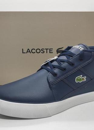 Шкіряні черевики кеди lacoste оригінал 5