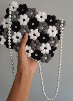 Стильный цветочный клатч (ручная работа)