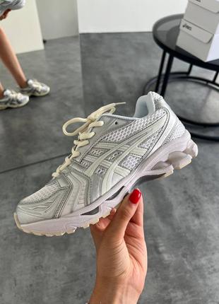 Кроссовки Asics Upcourt 4 White Silver Black Gum Indoor Men Volleyball white silver