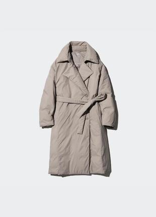 Пальто пуховик uniqlo
