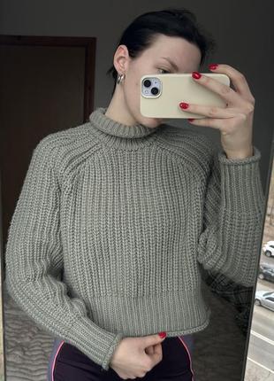 Женский вязаный свитер h&m
