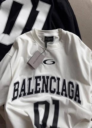 Світшот кофта оверсайз з принтом balenc 3