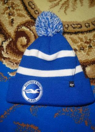 Зимняя шапка 47 brighton & have albion с бубоном
