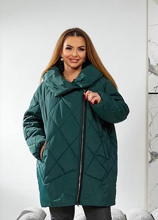 Куртка косая молния 56-70 р-р