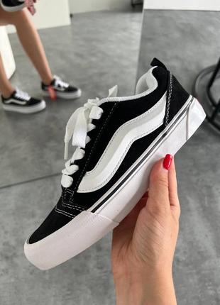 Кеди Zapatillas de deporte en blanco y negro de Vans Authentic