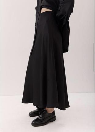 Атласная юбка миди nuga