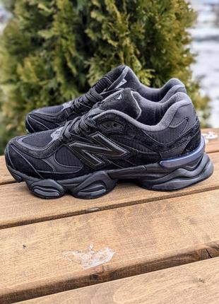 New balance 9060 full black 7
