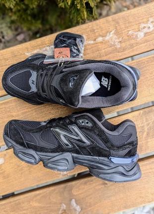 New balance 9060 full black 6