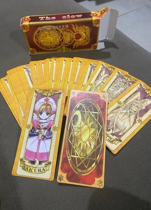 Сакура ловец карт набор аниме карточек anime sakura card captor дозорные карты клоу...