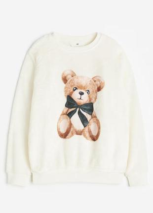 Детский флисовый свитшот джемпер h&m на девочку 35955