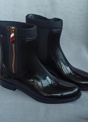 Резиновые сапожки tommy hilfiger